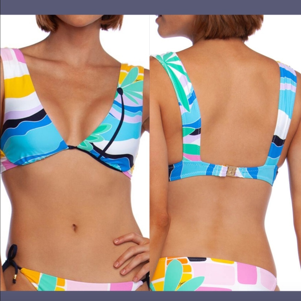 NEW $88 Trina Turk Mosaic Underwire Bikini Top [ SZ‎ US 6 ]